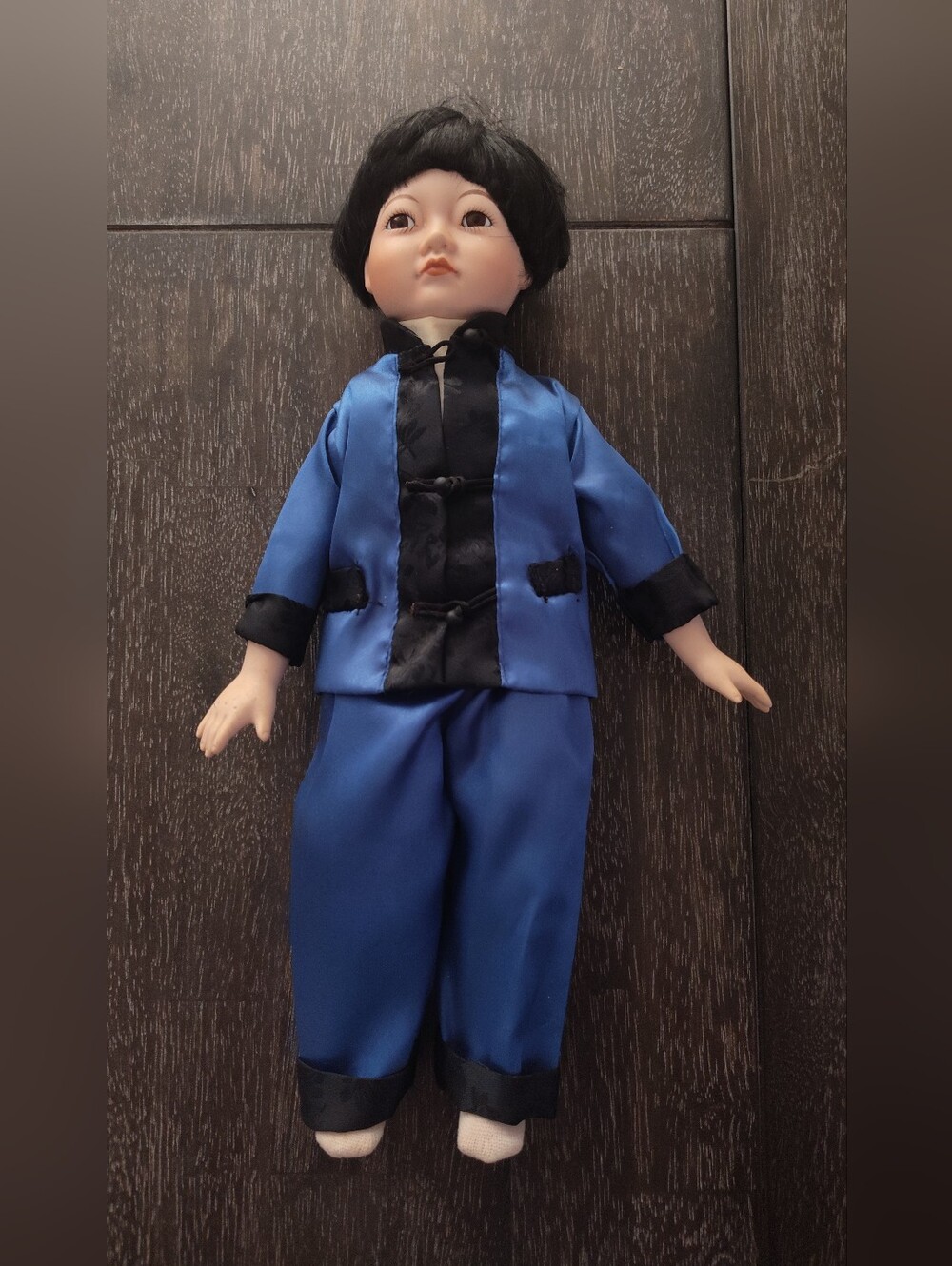 Marian Yu Design Asian Boy Porcelain Doll